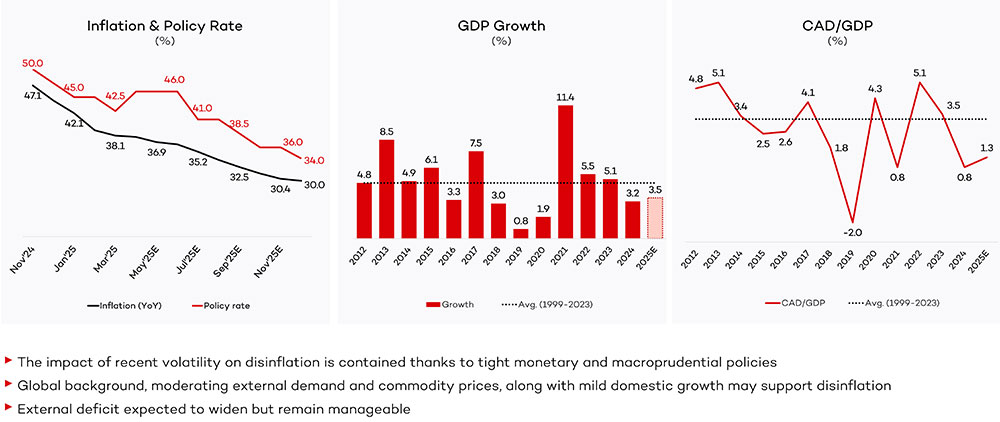 Progress toward macro stabilization despite challenging backdrop 